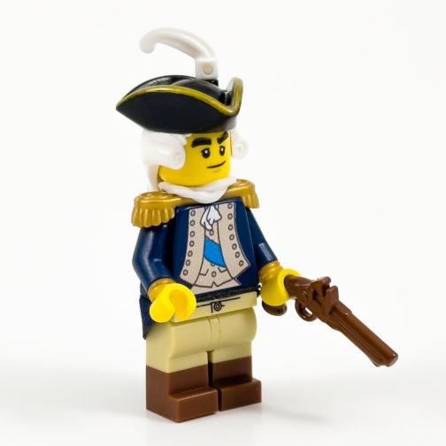 rev01 Revolutionary War Continental Officer Minifigure Product Photo - Front