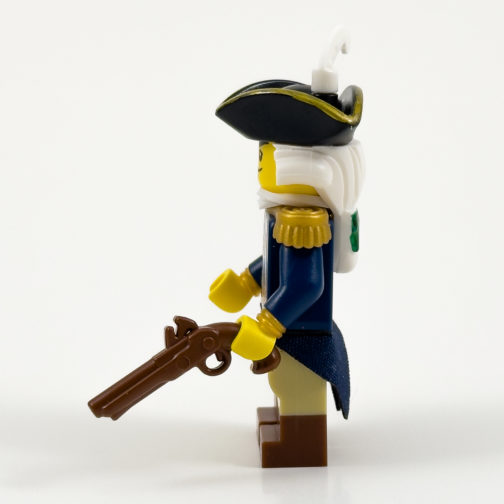 rev01 Revolutionary War Continental Officer Minifigure Product Photo - Side 2