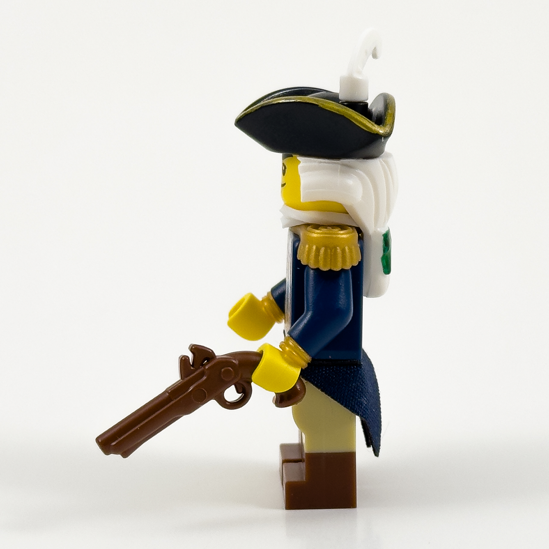 rev01 Revolutionary War Continental Officer Minifigure Product Photo - Side 2