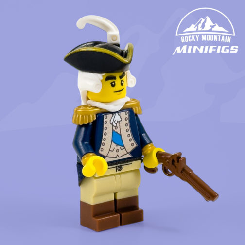 rev01 Revolutionary War Colonial Continental Army Officer Minifigure