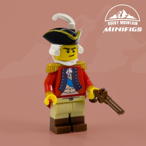 rev03 Revolutionary War British Officer Minifigure