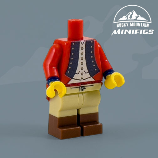 rev04 Revolutionary War British Soldier Body