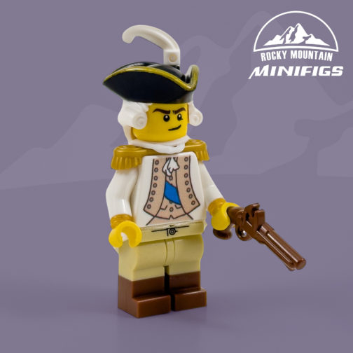 rev05 Revolutionary War French Officer Minifigure