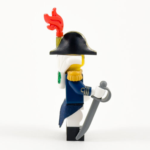Napoleonic Navy Post Captain Minifigure - Side View