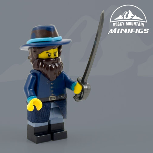 Civ02 - Civil War Union Cavalry Soldier Minifigure product photo