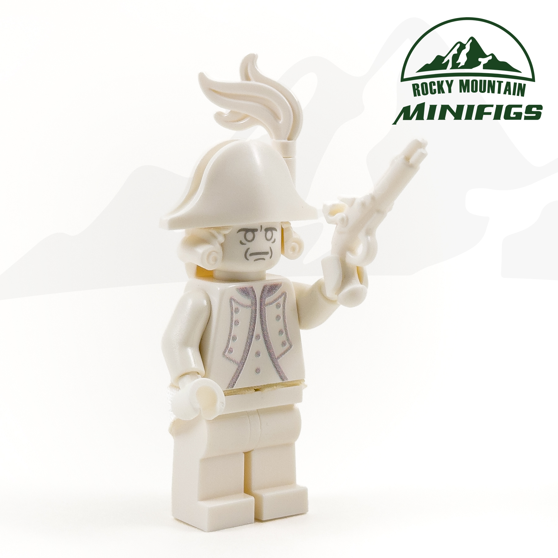 Revolutionary War Officer Statue / Ghost Minifigure product photo
