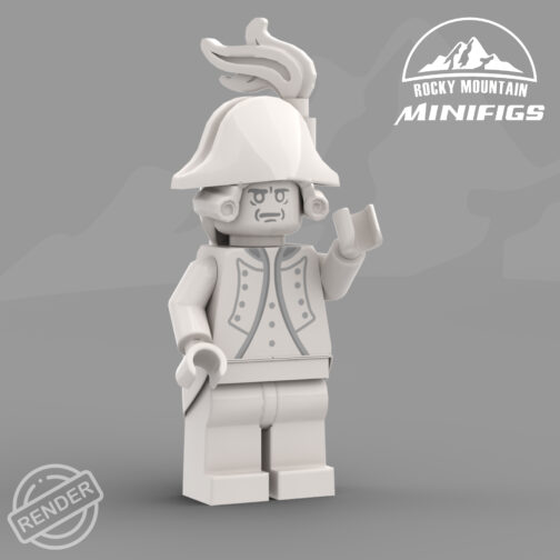 Revolutionary War Officer Statue / Ghost Minifigure product photo