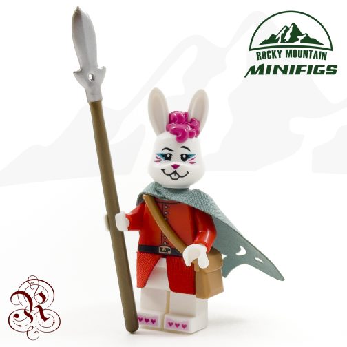 Woodland Creatures Patrol Hare Soldier with Spear Minifigure product photo