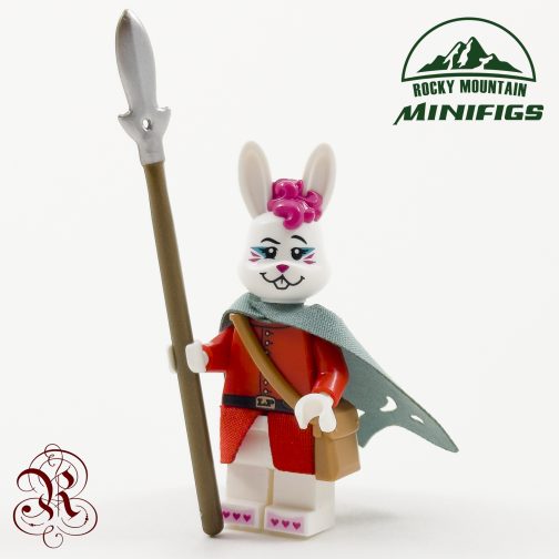 Woodland Creatures Patrol Hare Soldier with Spear Minifigure product photo