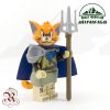 Woodland Creatures Vermin Wildcat Warlord with Trident Minifigure product photo