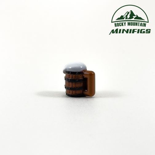 Molded Wooden Mug with Foam for Minifigure product photo