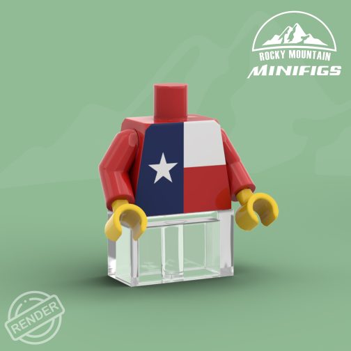 Texas Flag Torso product photo