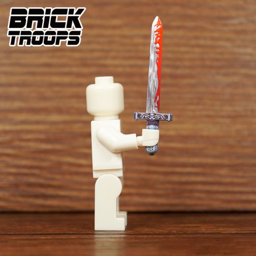 Brick Troops Bloody Printed Knight Sword product photo