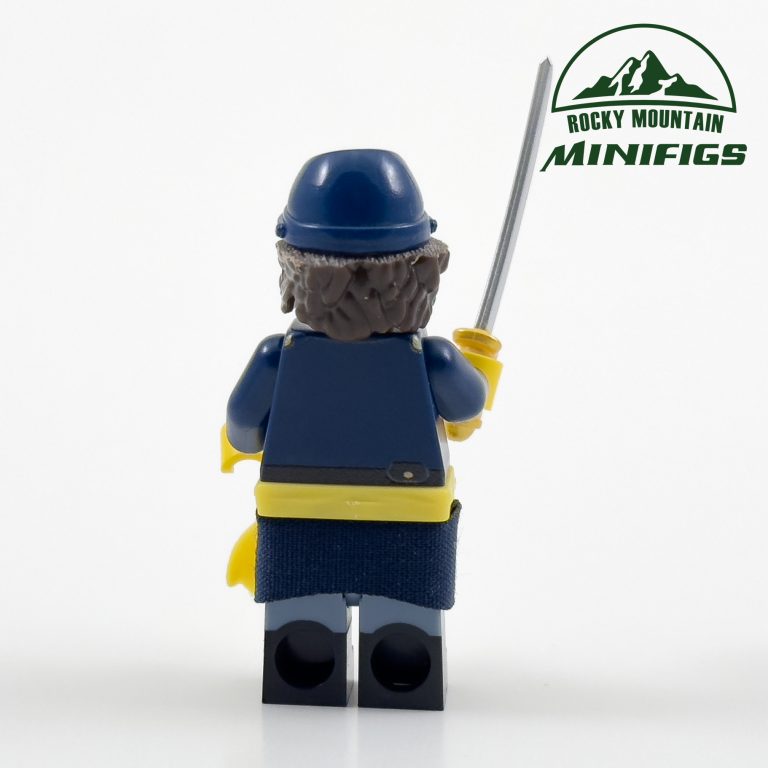 Civil War Union Infantry Captain Minifigure - Rocky Mountain Minifigs