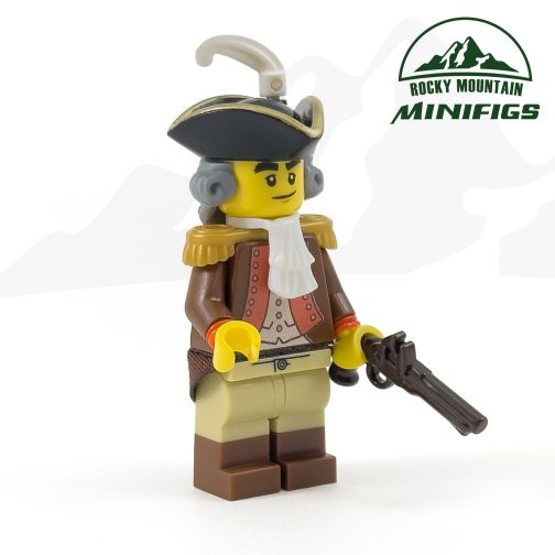 Revolutionary War 4th Connecticut Regiment Continental Officer Minifigure product photo