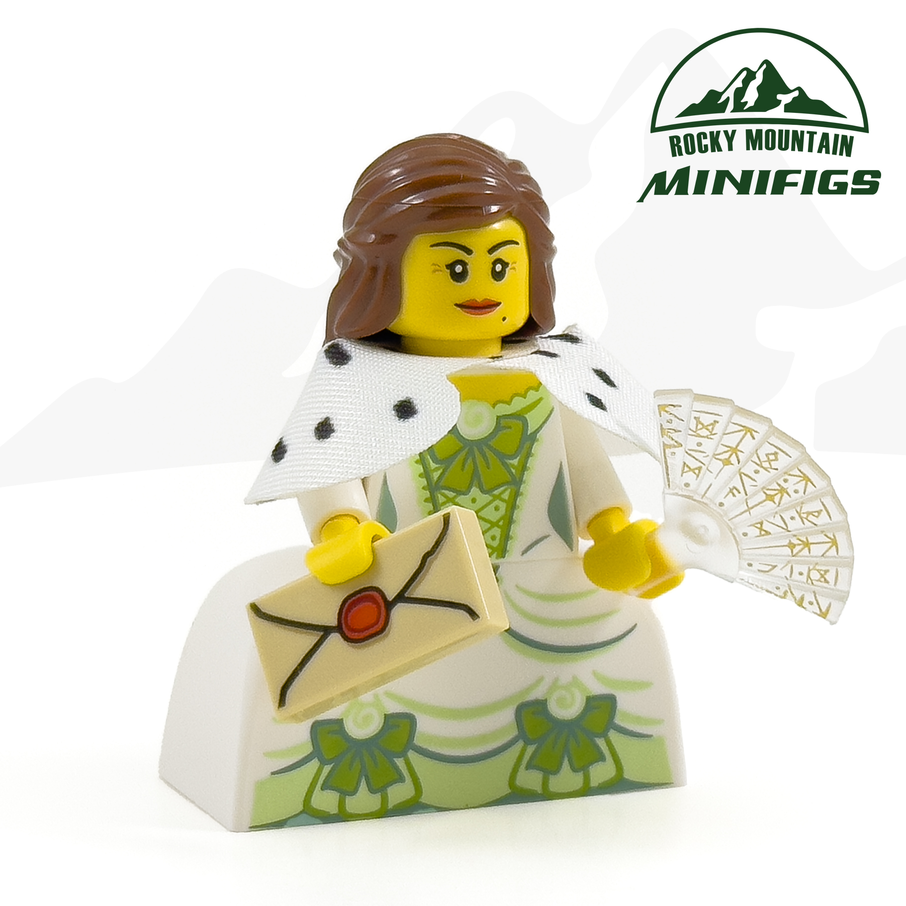 Revolutionary War Lady Lucy Flucker Knox Female Colonist Minifigure product photo