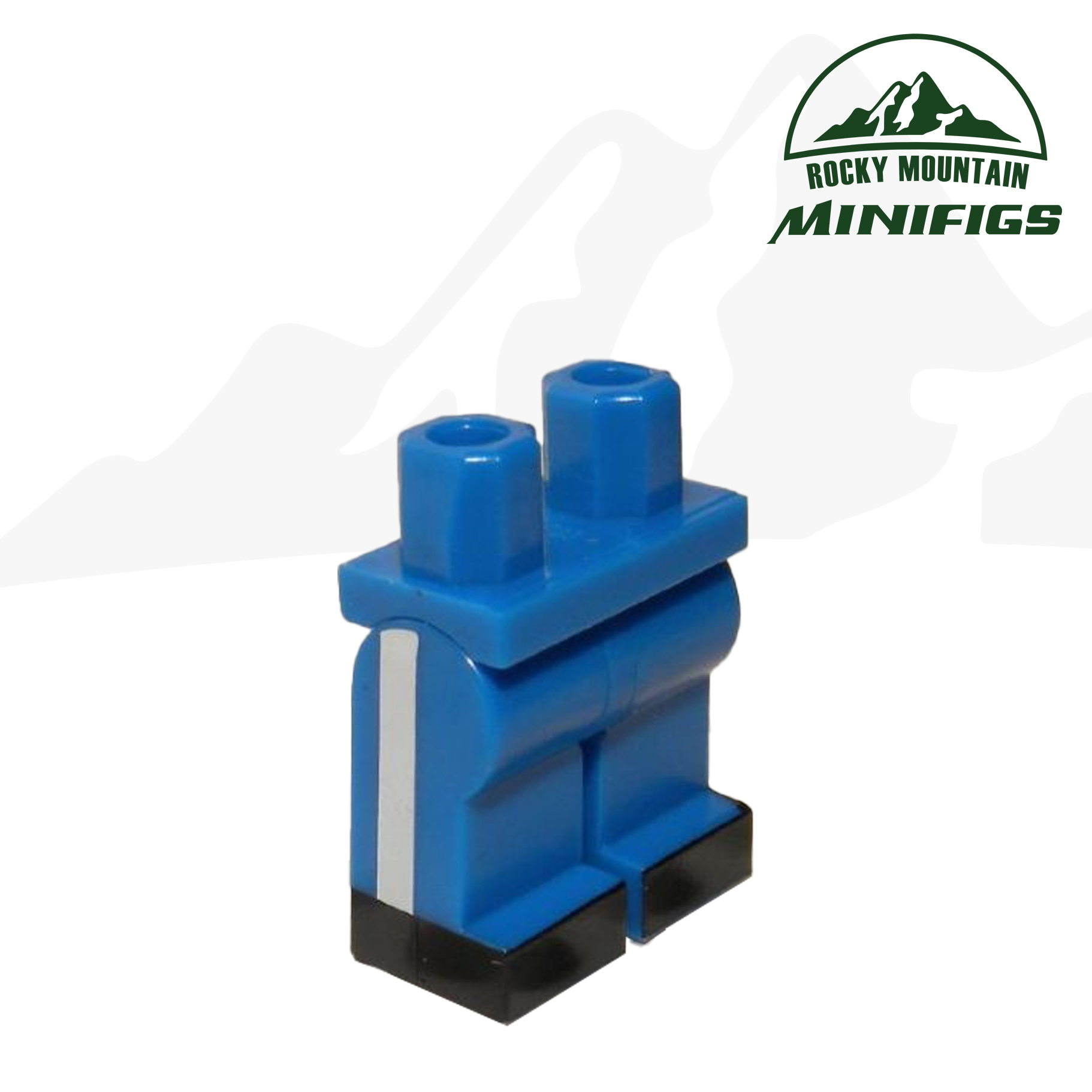 Legs with Vertical Stripe and Classic Black Shoe product photo