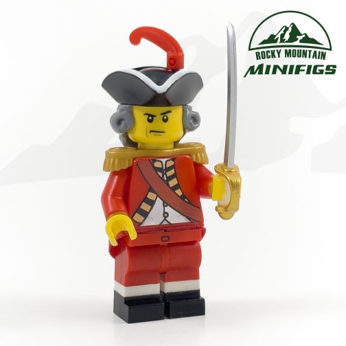 French and Indian War Culloden British Redcoat Officer Minifigure product photo