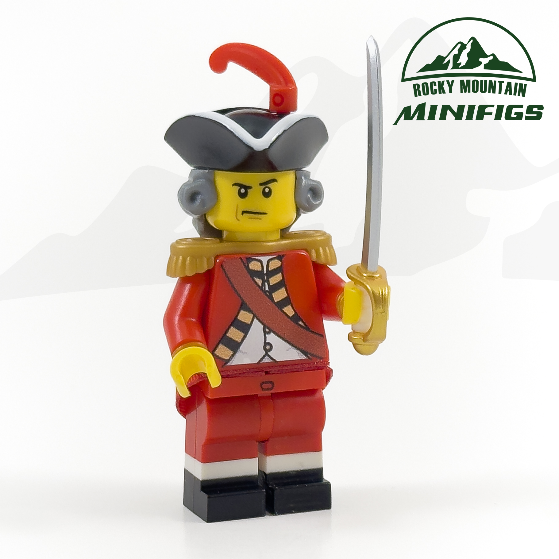 French and Indian War Culloden British Redcoat Officer Minifigure product photo
