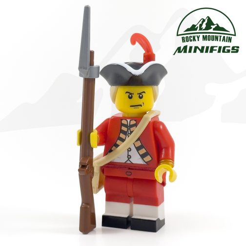 French and Indian War Culloden British Redcoat Soldier Minifigure product photo