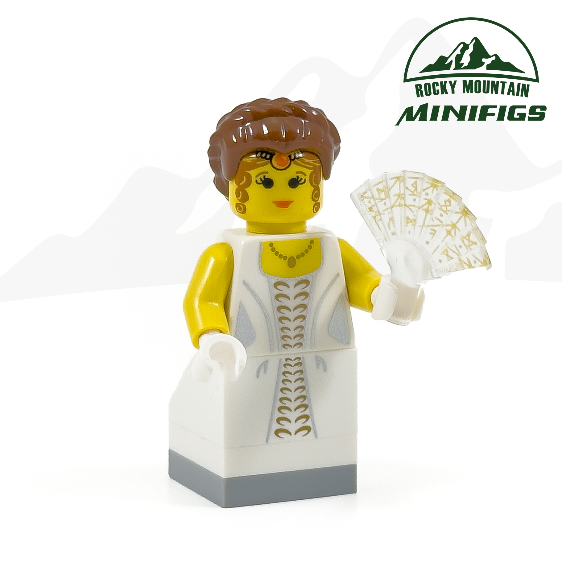 phb-aristocrat-woman-bg-front 1920s Prohibition Aristocrat Lady Minifigure product photo