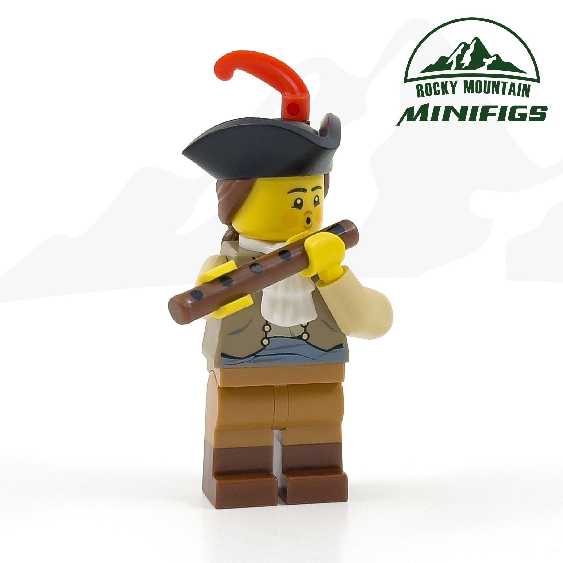 Revolutionary War Yankee Doodle Militia Fife Player Minifigure product photo
