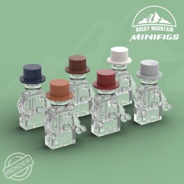 Molded Classic Western Top Hat group product photo