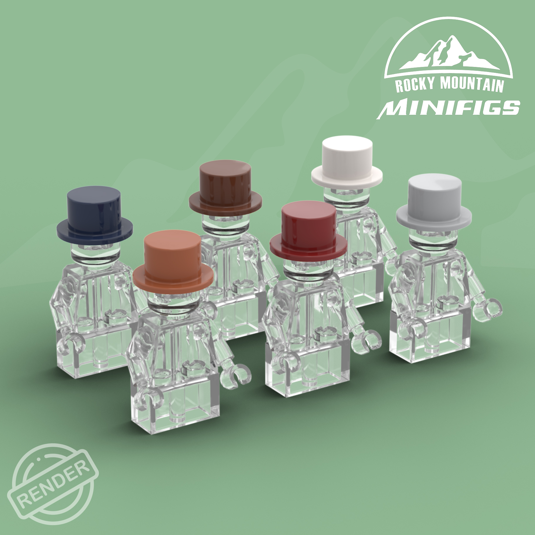 Molded Classic Western Top Hat group product photo