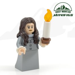 Revolutionary War Female Colonist with Gray Dress Minifigure product photo