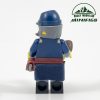 Civil War Union Captain Minifigure with Pipe - Thumbnail Image 3