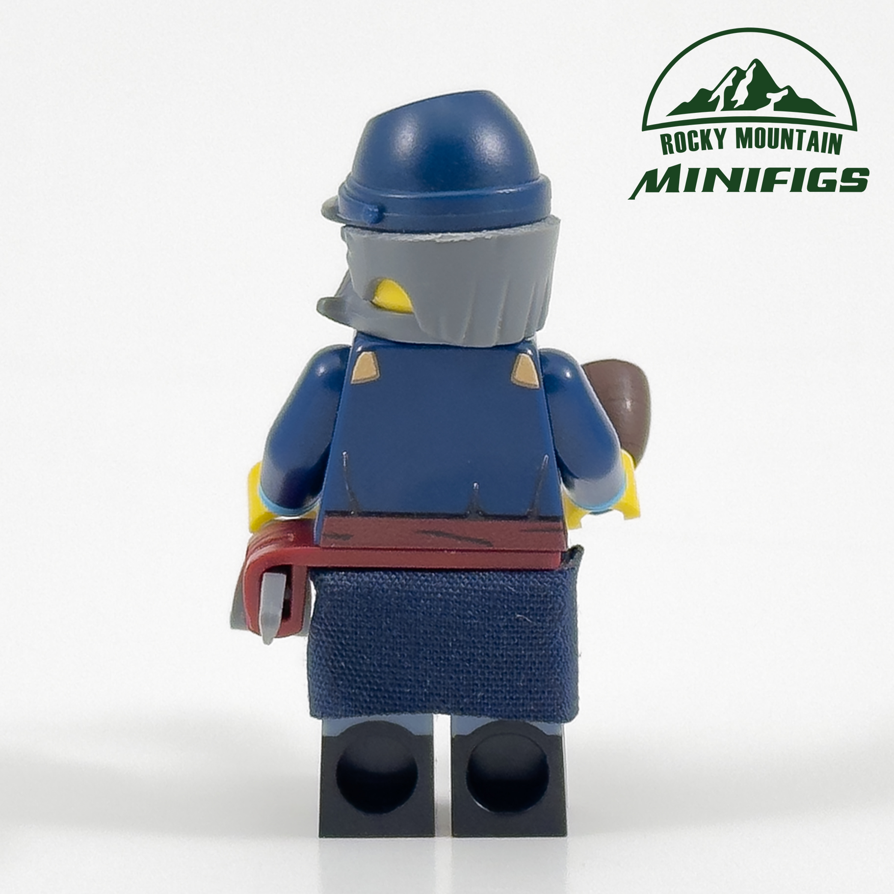Civil War Union Captain Minifigure with Pipe - Image 3