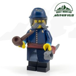 Civil War Union Captain Minifigure with Pipe product photo