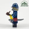 Civil War Union Captain Minifigure with Pipe - Thumbnail Image 2